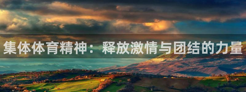 欧亿体育官方正版app娱乐平台：集体体育精神：释放激情与团结